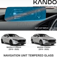 Mazda 3 MZD Connect Tempered Glass Protector Mazda 3 Tempered Glass Protector Mazda 3 Head Unit Scre
