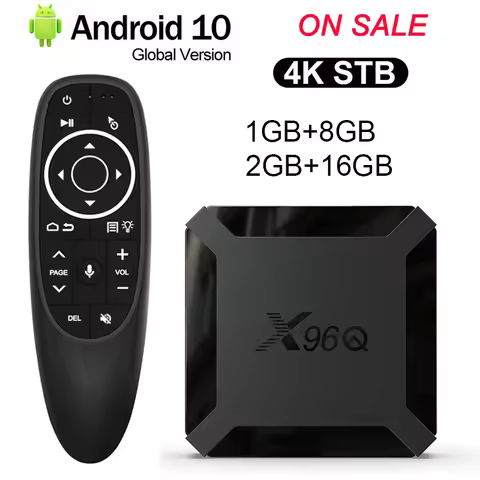Fast Shipping X96Q Android 10.0 Smart TV BOX 2GB 16GB Allwinner H313 Quad Core 2.4G WIFI 4K VS X96 M