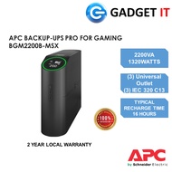 APC Backup-Ups Pro For Gaming (2200VA/1320W) BGM2200-MSX / BGM2200B-MSX