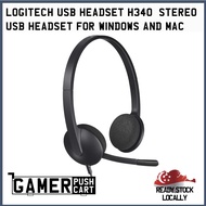 Logitech USB Headset H340, Stereo USB Headset for Windows and Mac