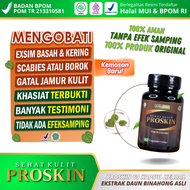 PROSKIN Kapsul Binahong Obat Gatal Kulit Jamur Panu Hapuran Kadas Kurap Eksim Kutu Air Psoriasis Ale