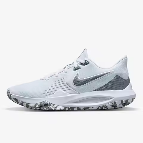 Nike Authentic Precision 5 Men's Cushioned Basketball Low-Top Sports Shoes CW3403-101