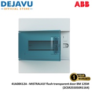 MCB Box ABB Mistral 41F flush transparent door 8M 12SM-41A08X12A