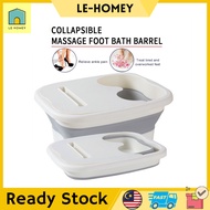 Collapsible Foot Bath Bucket Massage Foot Bath SPA /Baldi Mandian Kaki/  Bekas Rendaman Kaki/ 泡脚桶足浴盆