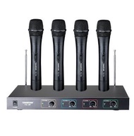 Takstar得勝TC-4R萬能無線話筒一拖四ktv專用家用唱歌會議舞臺戶外專業演出電視卡拉四支無線咪 卡拉OK無線咪