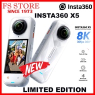 INSTA360 X5 ACTION CAMERA 8K 360 ACTION CAMERA -SATIN WHITE LIMITED EDITION