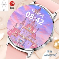 Women Health Smart Watch Non-invasive Blood Sugar Body Temperature Heart Rate IP68 Waterproof NFC Watches Men For Xiaomi Huawei