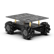 Mecanum Robot Chassis Car Kit with 360° Omnidirectional Wheel, Aluminum Alloy Frame, TT Motor, 66mm 