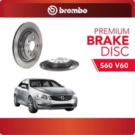 BREMBO Rear Brake Disc (2pcs) For Volvo S60 V60