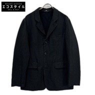 Stone Island 灰色牛仔布 00 年代 Paul Harvey 時代細條紋三扣修身夾克 [二手]