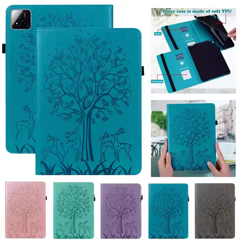 Funda For Xiaomi Pad 7 Case 11.2 inch Cute Deer Wallet Cover for Coque Xiaomi Mi Pad 7 / Xiaomi Pad