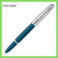 PARKER PARKER fountain pen 51 teal blue CT, fine type, in gift box, authentically imported 2123509Z