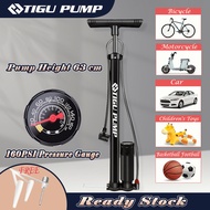 TIGU High Pressure Bicycle Pump Balls Tire Pump Air Inflator Motorcycle Pump With 160 PSI Air Pump