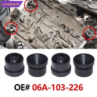 LOVETOUCH 4Pcs Car Engine Cover Cushion Rubber Stop Jounce Bumper Grommet For Audi A3 A6 VW Golf Mk5