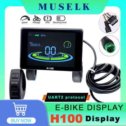 UART Protocol No.2Ebike Display H-100 Electric Bicycle LCD Display Scooter Electric Bicycle Modifica