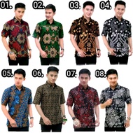 Men's batik Shirt BSWART batik HRB026 Kenongo Hem Short Pekalongan Rice M L XL batik Men Modern Wholesale Retail VIRAL Pay In Place D0Z1 Tops batik Shirt For Men Modern Wholesale VIRAL Pay In Place D0Z1 Tops