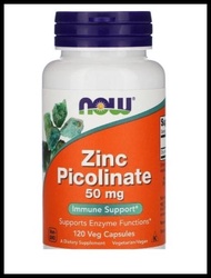 Vitamin Zinc Picolinate 50 Mg Now 120 Veggie Kapsul Terlaris|Best