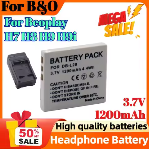 3.7V 1200mAh For B&O Beoplay H7 H8 H9 H9i Headphone Battery PLB-103 For Bang Olufs H7 H9 AW19 H9iRIM