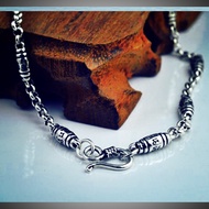 TIBETAN OM MANI PADME HUM ENGRAVED NECKLACE