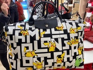 longchamp Pikachu 比卡超大旅行袋 可斜孭