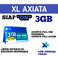 (Sudah Registrasi) Kartu Perdana XL 3GB Sudah Registrasi