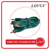 RCA TO AUDIO CABLE 3.5MM 2 IN 1 RCA CABLE/ RCA TO 3.5MM CABLE/ AUDIO CABLE/ 3.5 AUDIO CABLE/ LOVOV/