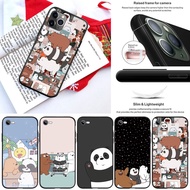 AE80 we bare bears Phone Case for iPhone 13 12 Pro Max Mini XS Max X