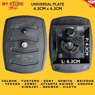 Quick Release Plate QB-4W QR Plate Plate Tripod Pan Head Velbon PH-249Q CX-444 CX-888 CX-440 CX-460m