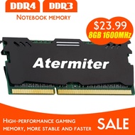 Atermiter DDR3 DDR4 PC3 PC4 16GB 8GB 4GB 2GB แล็ปท็อป Ram 1066 1333MHz 1600 2400 2666 2133 Sodimm หน่วยความจำโน้ตบุ๊ค RAM