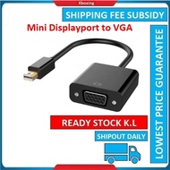 Mini DisplayPort to VGA Video Converter Adapter Cable for Mac DP Thunderbolt Mini Display Port to VG