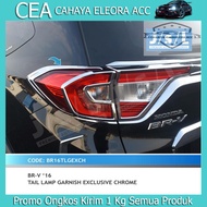 Garnish Lampu Stoplamp / List Lampu Belakang Chrome Honda BRV - garnish lampu mobil belakang brv