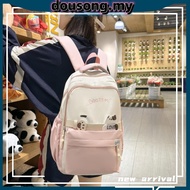 Beg sekolah perempuan korean style backpackwaterproof Lightweight coquette bagpack