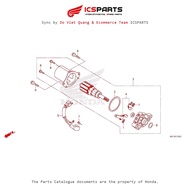 Starter Motor (E-13-A) HONDA Wave 110 Rsx K07 (2012) Parts Catalog