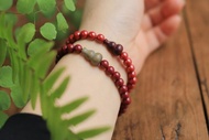 春秋手作 | 木葫蘆 高含量硃砂手鏈| 閨蜜 情侶 | 新年祈福