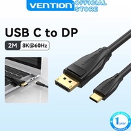 Vention USB C to DP Cable 8K 60Hz USB C to Laptop Type C Cable Connect to Monitor/ Projector