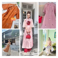 FAST WOMEN'S Ao Dai SAME PRICE 299,999 MODELS IN VARIOUS COLORS REFORMED FOR CELECTIES CNY, PARTY