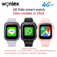 Wonlex Kids SmartWatch KT15 Pro WhatsAPP version 4G LTE Android 8.1 GPS positioning SOS video call waterproof 1+8GB RAM Children's phone watch