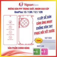 OnePlus 13 13R 12R PPF sticker screen protector anti-fingerprint and scratch recovery - Ngoan Store