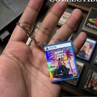 3D Printed - PS4/PS5 Keychain - PS4/PS5 Disc Keychain