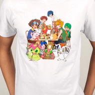 Short Sleeve T-shirt shirt Digimon Adventure Agumon Taichi Yagami Gabumon Yamato anime O-Neck Men Fa