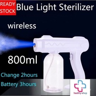 Mesin Semburan💨【READY STOCK】800ml wireless fogging machine blue light nano spray gun nano spray