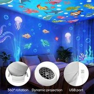 1pc LED Projector Light: Summer-Themed Projector Light, Underwater World Projector Light, Dynamic Ro