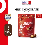 [Bundle of 3] Maltesers Milk Chocolate Share Bag 150g Chocolate / Crispy