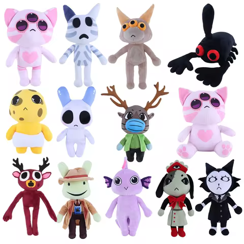 Cartoon Animal Hospital Plush Tiny Anomalies Detective Intern Anglerfish Abnormal Animals for Kids G