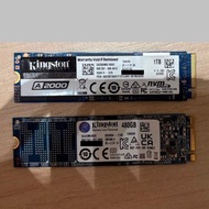 Kingston A2000 1TB A400 480GB M.2 NVMe SATA NGFF SSD hdd hard disk 固態 硬碟 硬盤