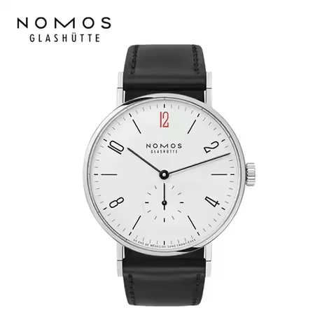 NOMOS Tangente Manual Mechanical Men's Watch Business Leisure Quartz Watch Small Three Needle Red 12