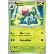 Ivysaur 002/165 Pokemon 151 SV2a - POKEMON TCG INDONESIA CARD