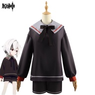 Yuan Shen Arlecchino Servant Cosplay Costume - Women's Youth Uniform Set