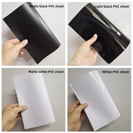 Black PVC White Smooth PVC Hard Plastic Sheet PVC Film Hard Thin Film PVC Plastic Sheet Processing