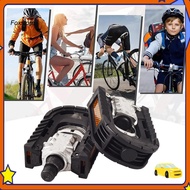 [Fx] Bike Accessories Ultra-light Folding Bike Pedals with Smooth Bearings Easy Installation Flat Pedals for Universal Use